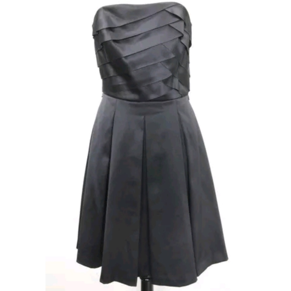 White House Black Market Holiday Dress sz6 Women Strapless Formal WHBM